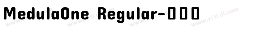 MedulaOne Regular字体转换